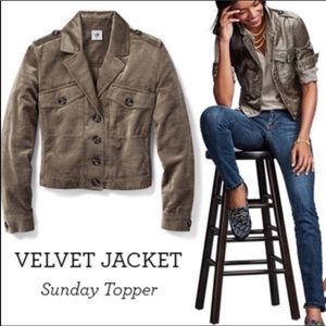 Cabi velvet Sunday topper jacket